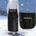 Insulated Motorcycle Leg Apron Cover for Cold Weather Riding and Wind Protection
