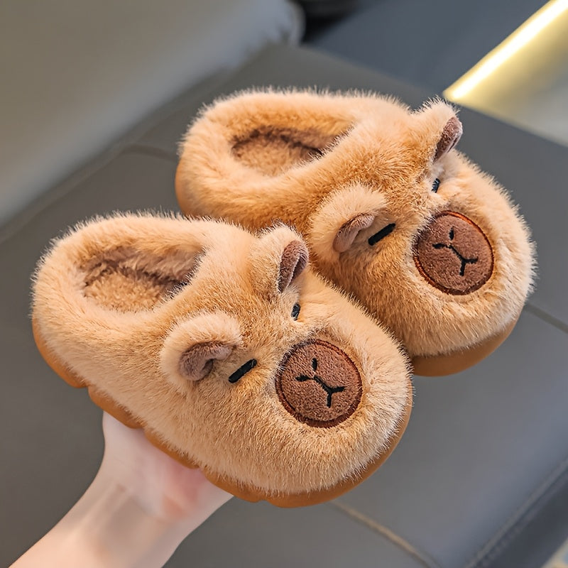 Plush Bear House Slippers