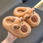 Plush Bear House Slippers