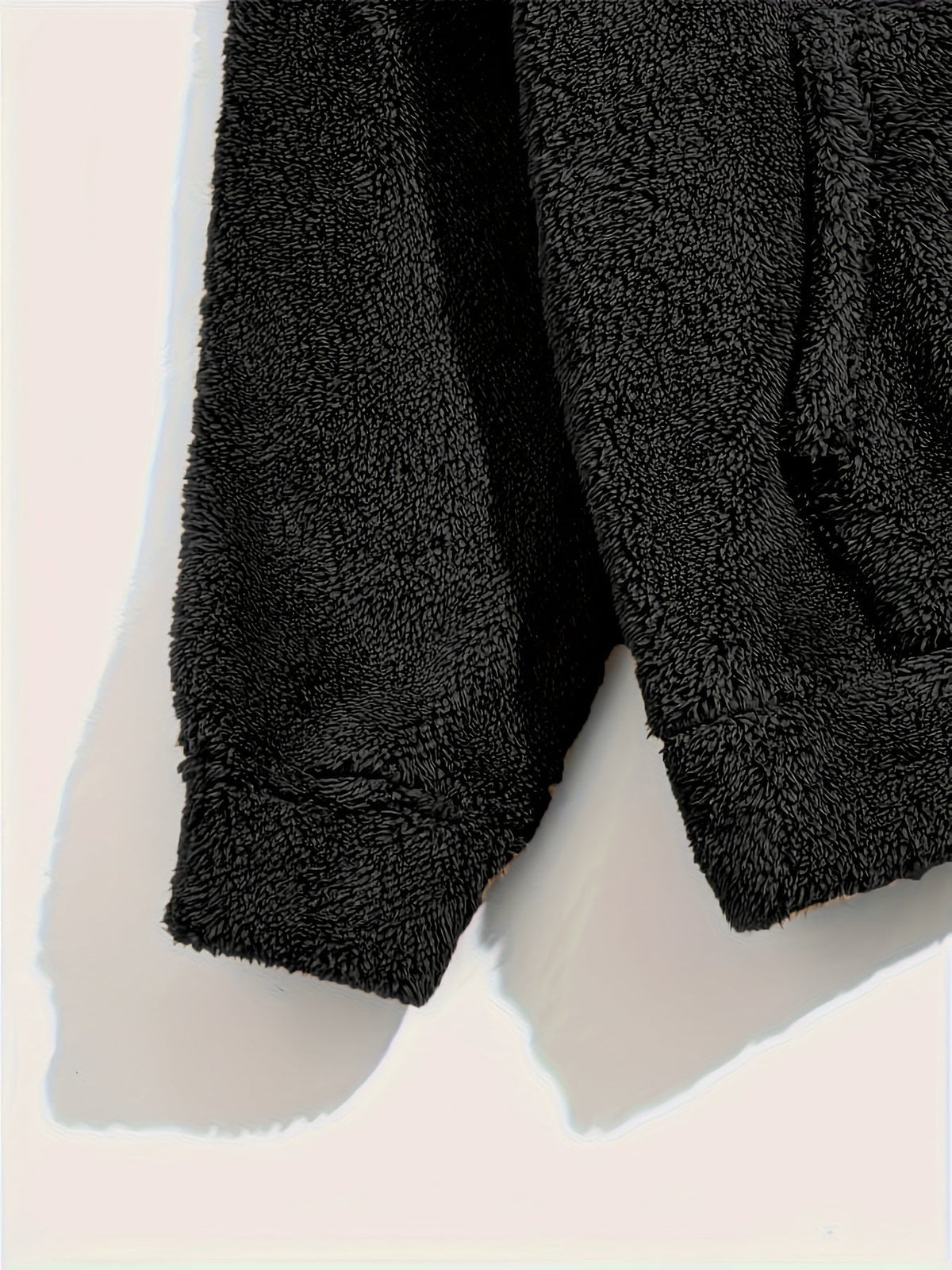 Set felpa con cappuccio e jogger in pile testurizzato