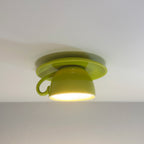 Lampada da soffitto a forma di tazza da tè