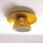 Lampada da soffitto a forma di tazza da tè