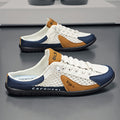 Zapatillas deportivas de malla sin cordones para hombre