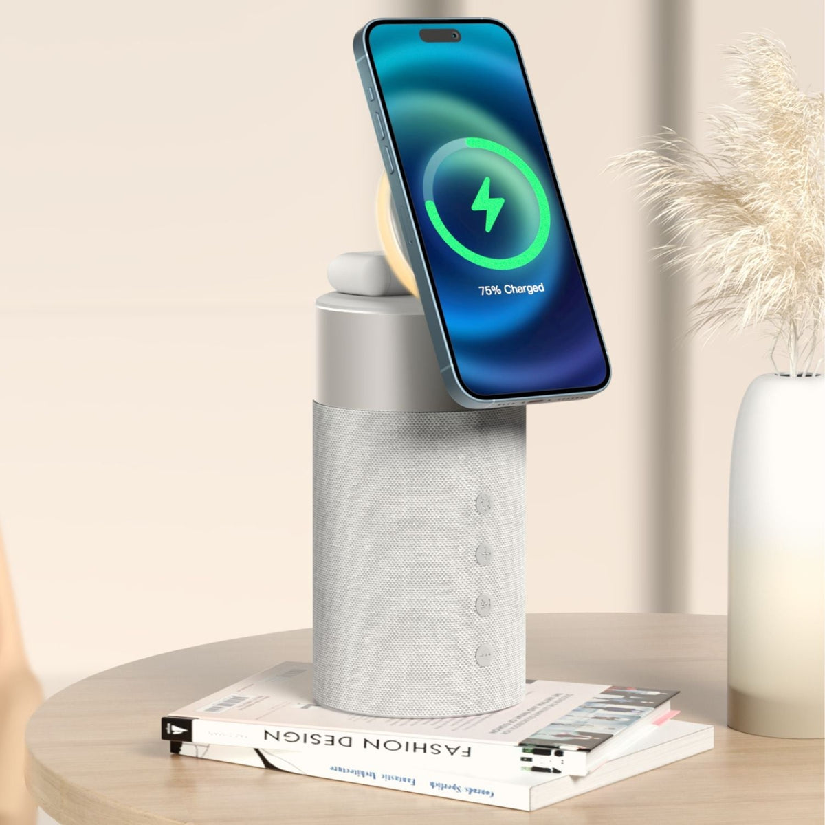 Altavoz Bluetooth PowerAudio con cargador inalámbrico magnético