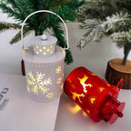 Lanterne décorative de Noël à LED