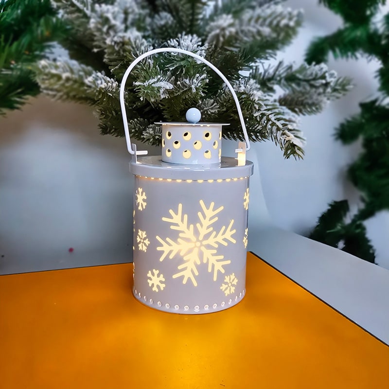 Lanterne décorative de Noël à LED