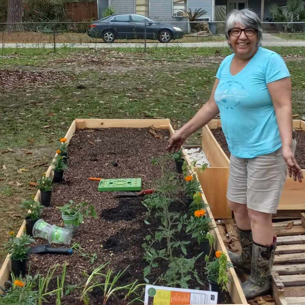 Plantilla de jardín PlantPro para espaciar semillas con precisión