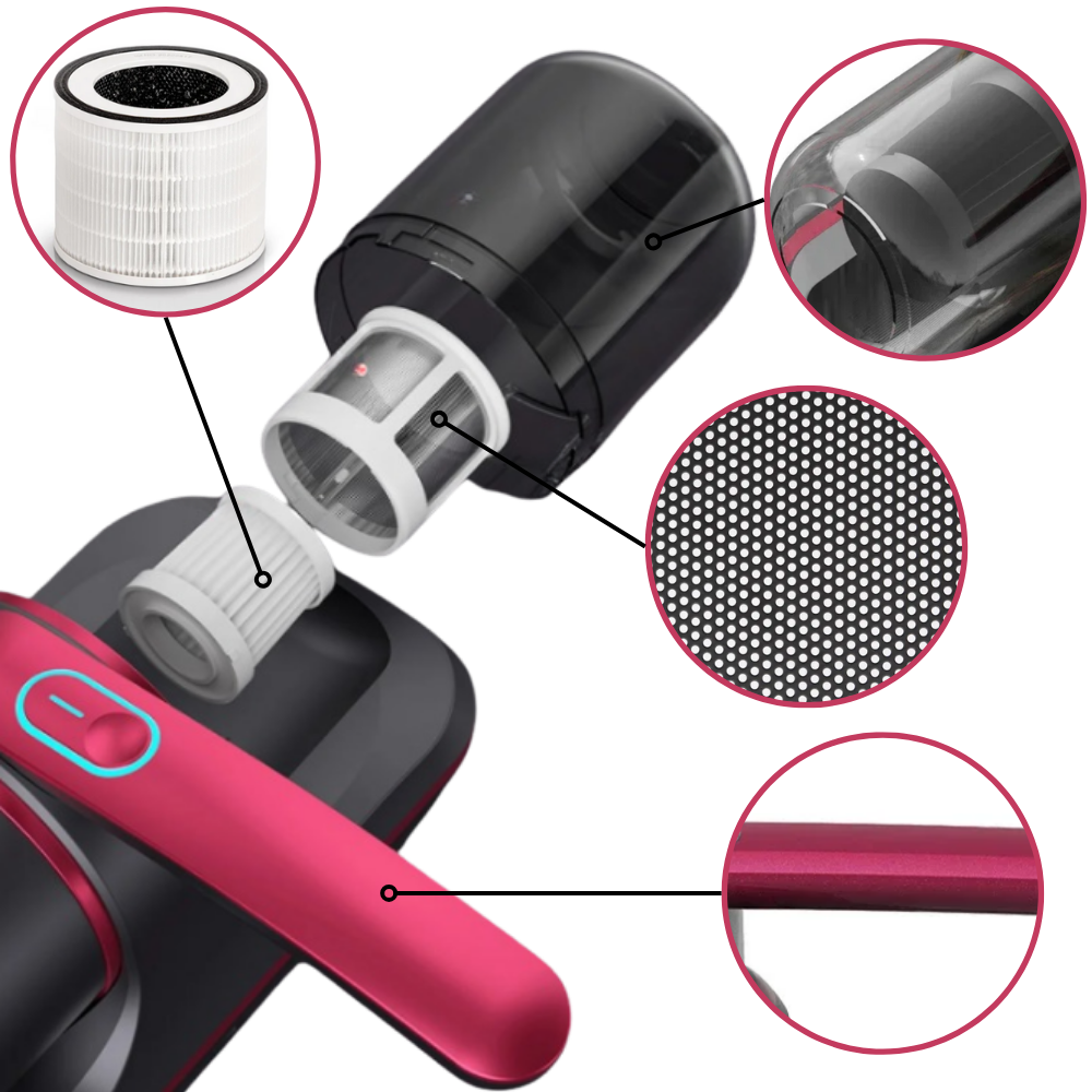 Aspirateur sans fil anti-acariens