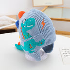 Kids Dinosaur Earflap Beanie