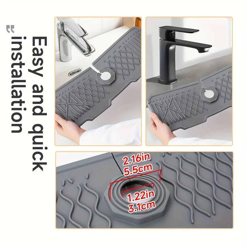 Silikoninen roiskesuoja-alusta tiskialtaalle