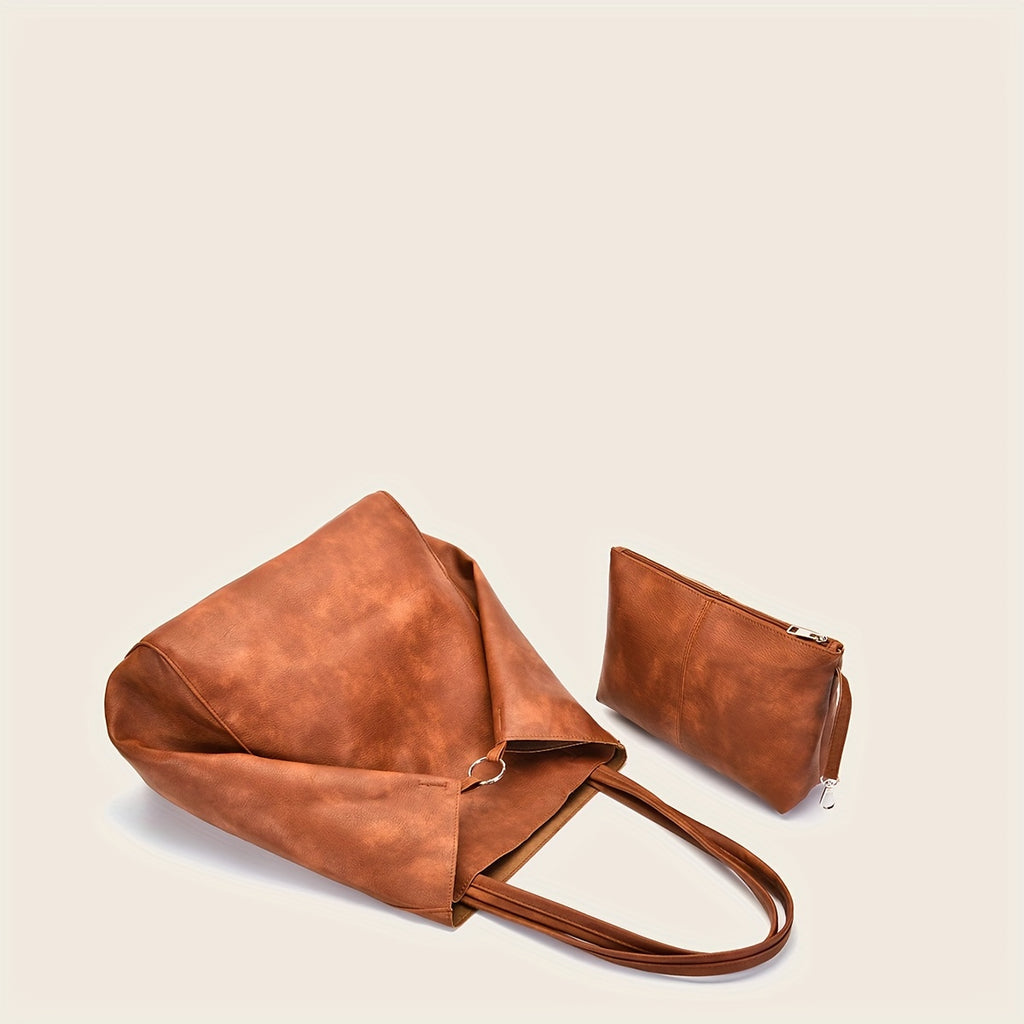 Übergroße lässige Schultertasche