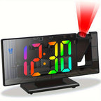Reloj despertador digital con proyección LED