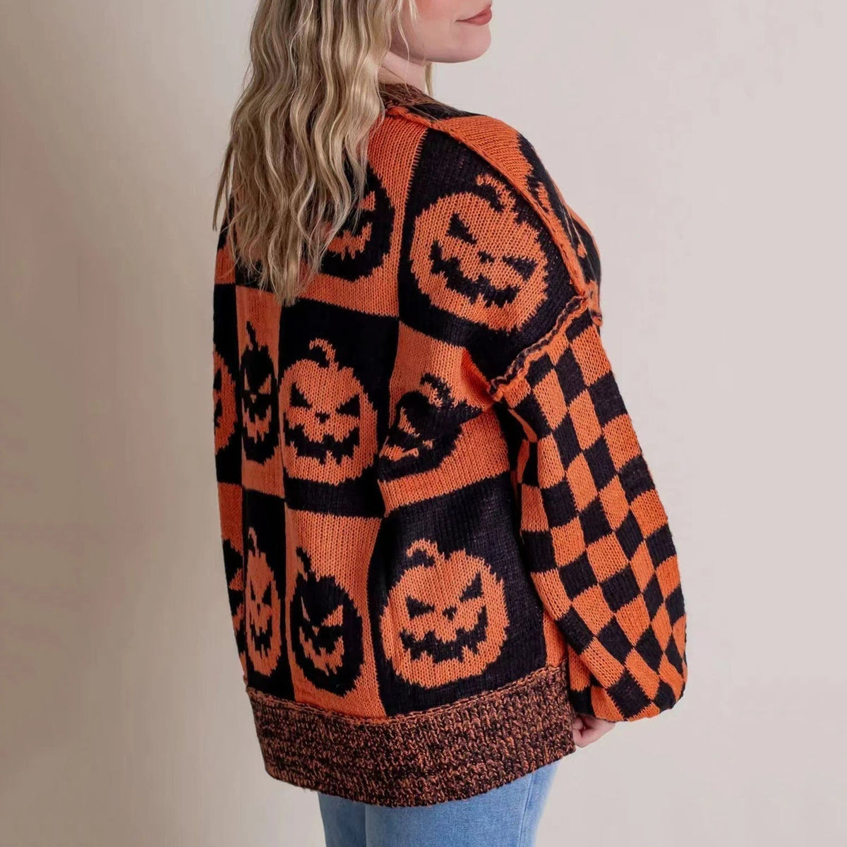 Women’s Halloween Pumpkin Sweater