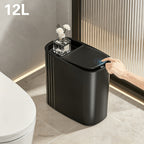 12L Touch Sensor Bathroom Bin