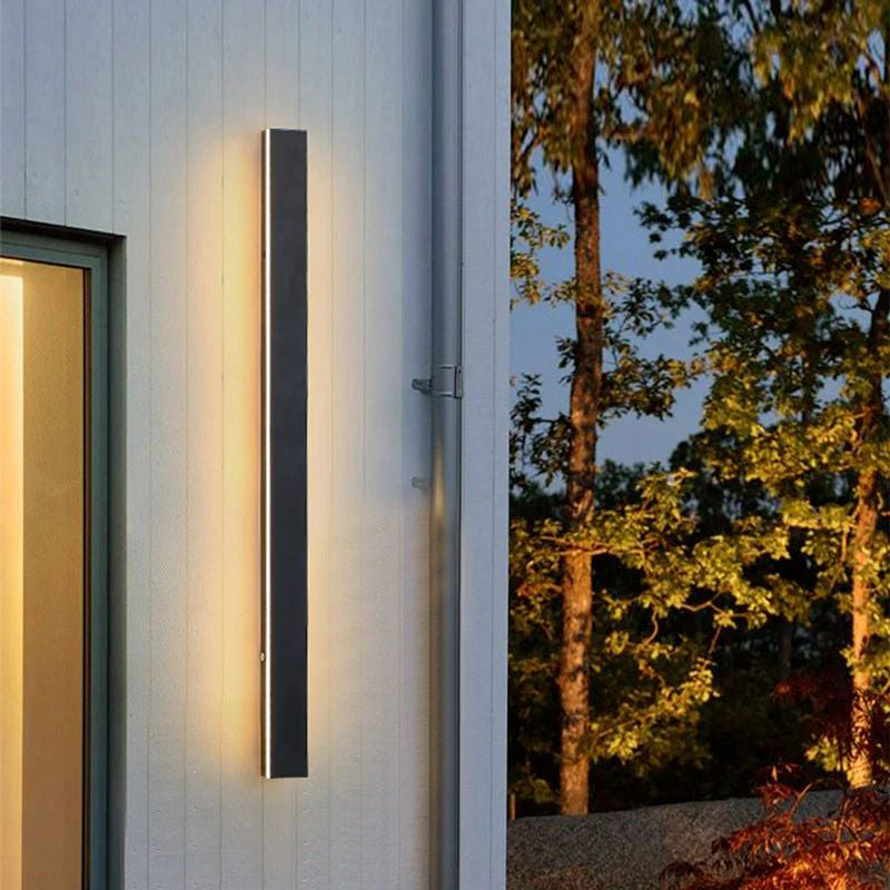 Lampada da parete lineare architettonica a LED con protezione dagli agenti atmosferici IP65