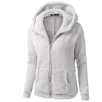 Women's Sherpa Fleece Hooded Jacket