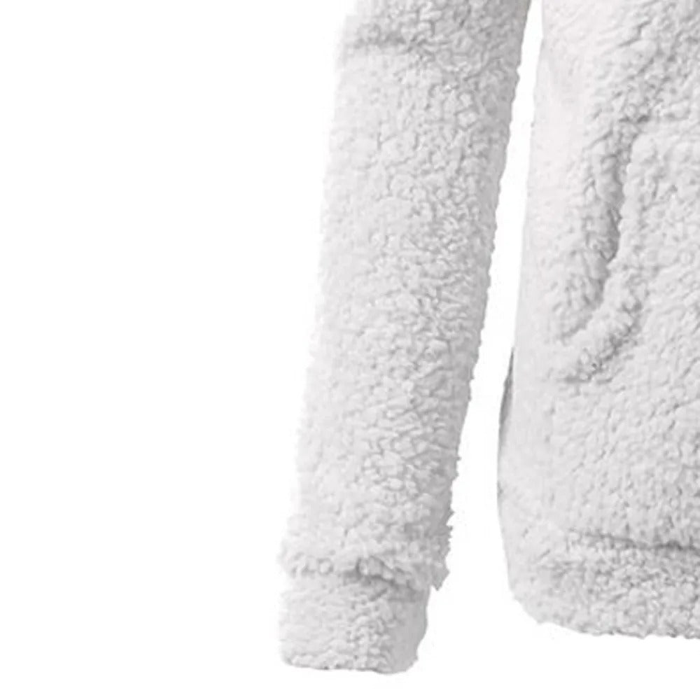 Women's Sherpa Fleece Hooded Jacket