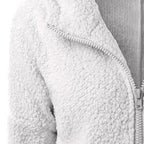 Women's Sherpa Fleece Hooded Jacket