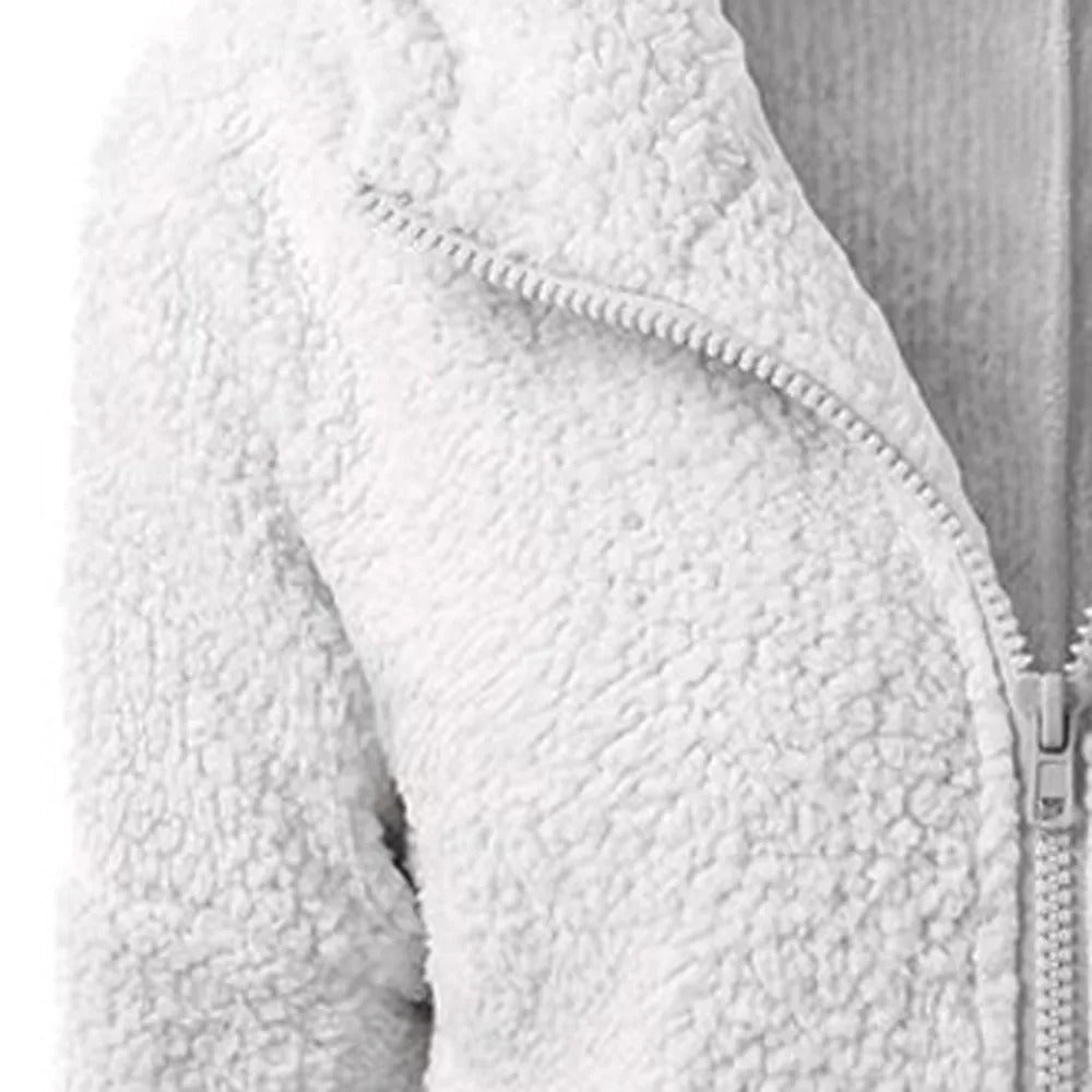 Women's Sherpa Fleece Hooded Jacket