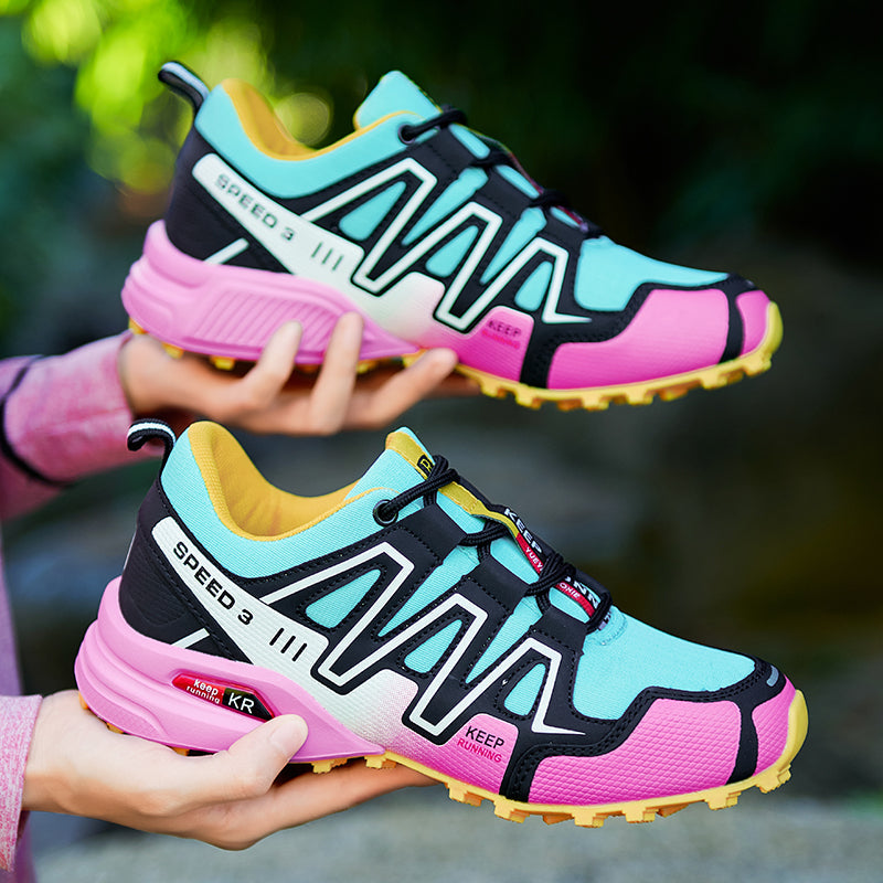 Zapatos de senderismo ligeros unisex con suela antideslizante y diseño transpirable