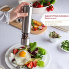 Electric Salt and Pepper Grinder Set