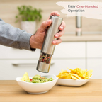 Electric Salt and Pepper Grinder Set