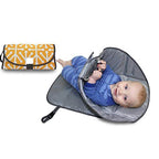 3-in-1 Portable Padded Baby Changing Mat with Fold-Up Sides
