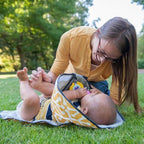 3-in-1 Portable Padded Baby Changing Mat with Fold-Up Sides