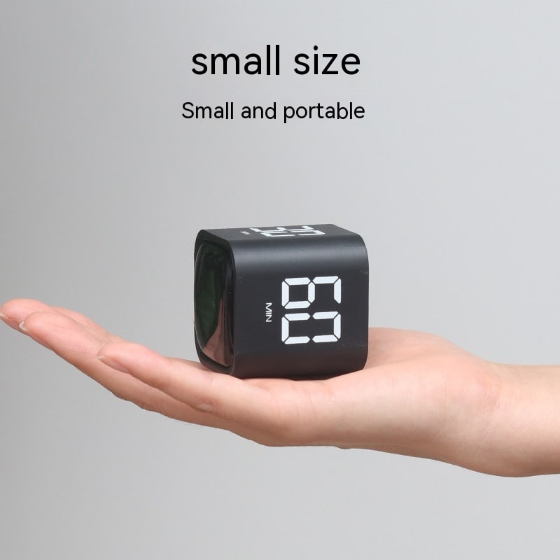 Temporizador digital cúbico con sensor de gravedad y pantalla LED