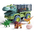 Ensemble de jeu camion de transport de dinosaures