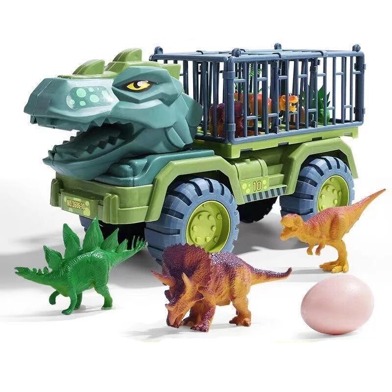 Ensemble de jeu camion de transport de dinosaures