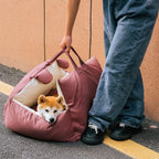 Asiento acolchado para perros para el coche con laterales mullidos