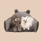 Asiento acolchado para perros para el coche con laterales mullidos