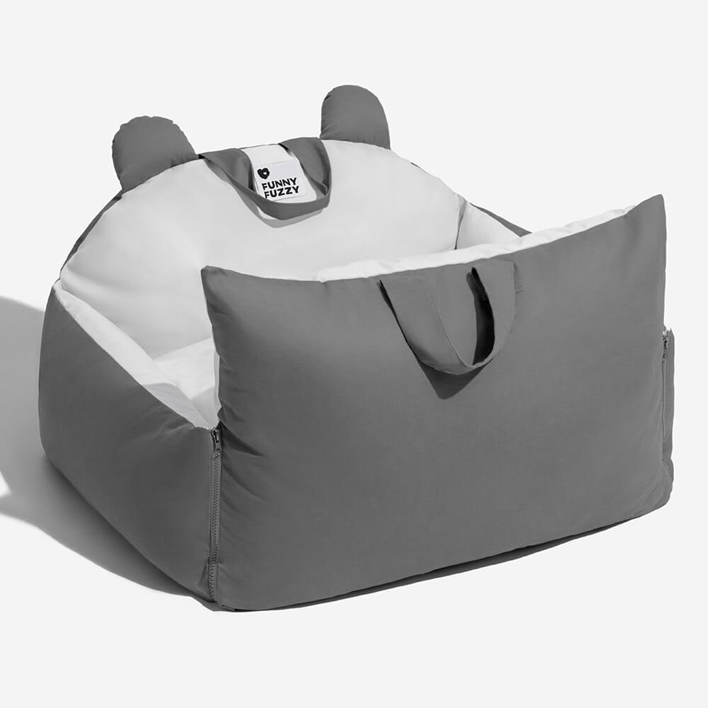 Asiento acolchado para perros para el coche con laterales mullidos