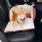 Asiento acolchado para perros para el coche con laterales mullidos