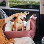 Asiento acolchado para perros para el coche con laterales mullidos