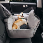 Asiento acolchado para perros para el coche con laterales mullidos