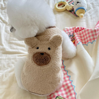 Plush Bear Paw Pet Slippers