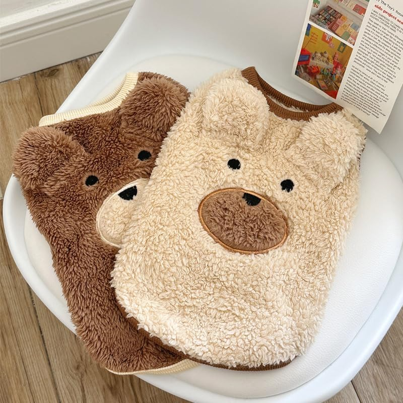 Plush Bear Paw Pet Slippers