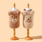Plush Bear Paw Pet Slippers