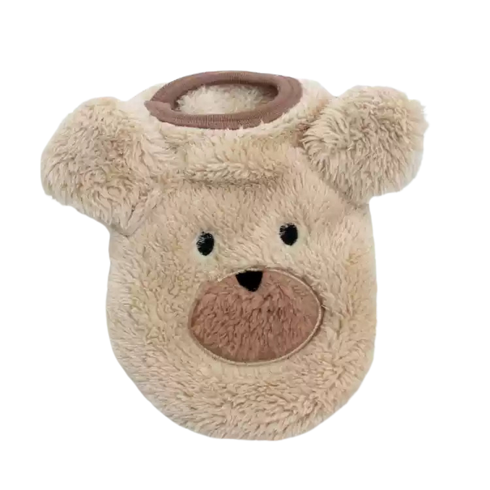 Plush Bear Paw Pet Slippers