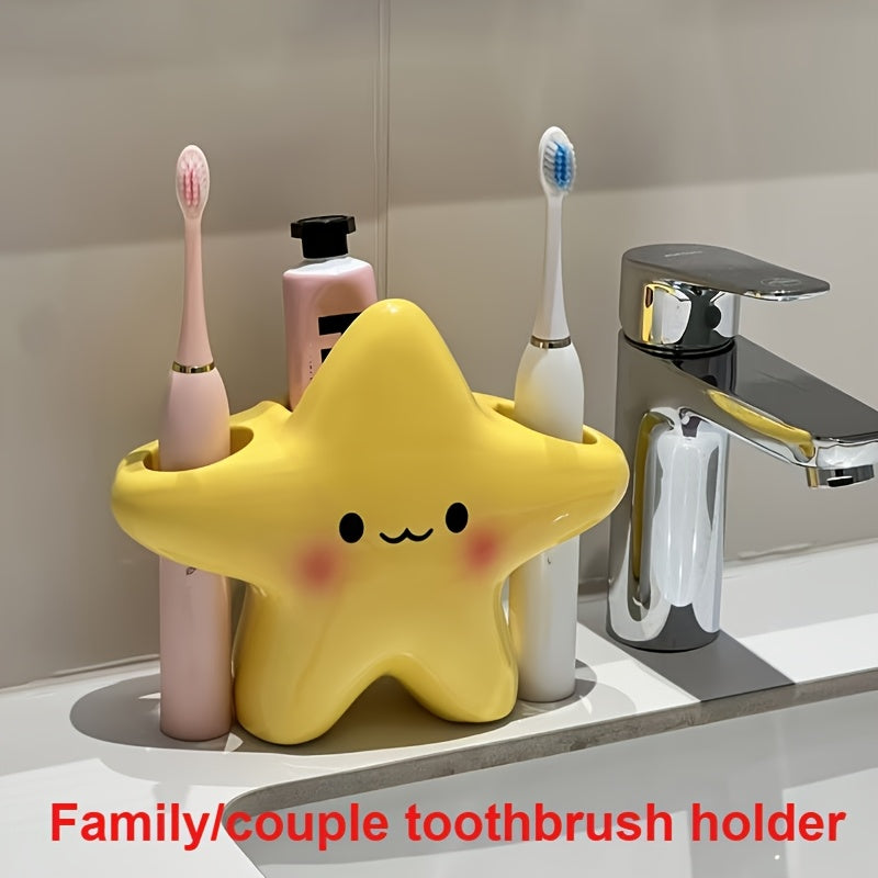 Star-Shaped Electric Toothbrush Holder