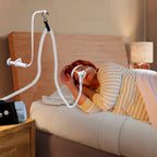 Soporte para tubo de CPAP de uso junto a la cama