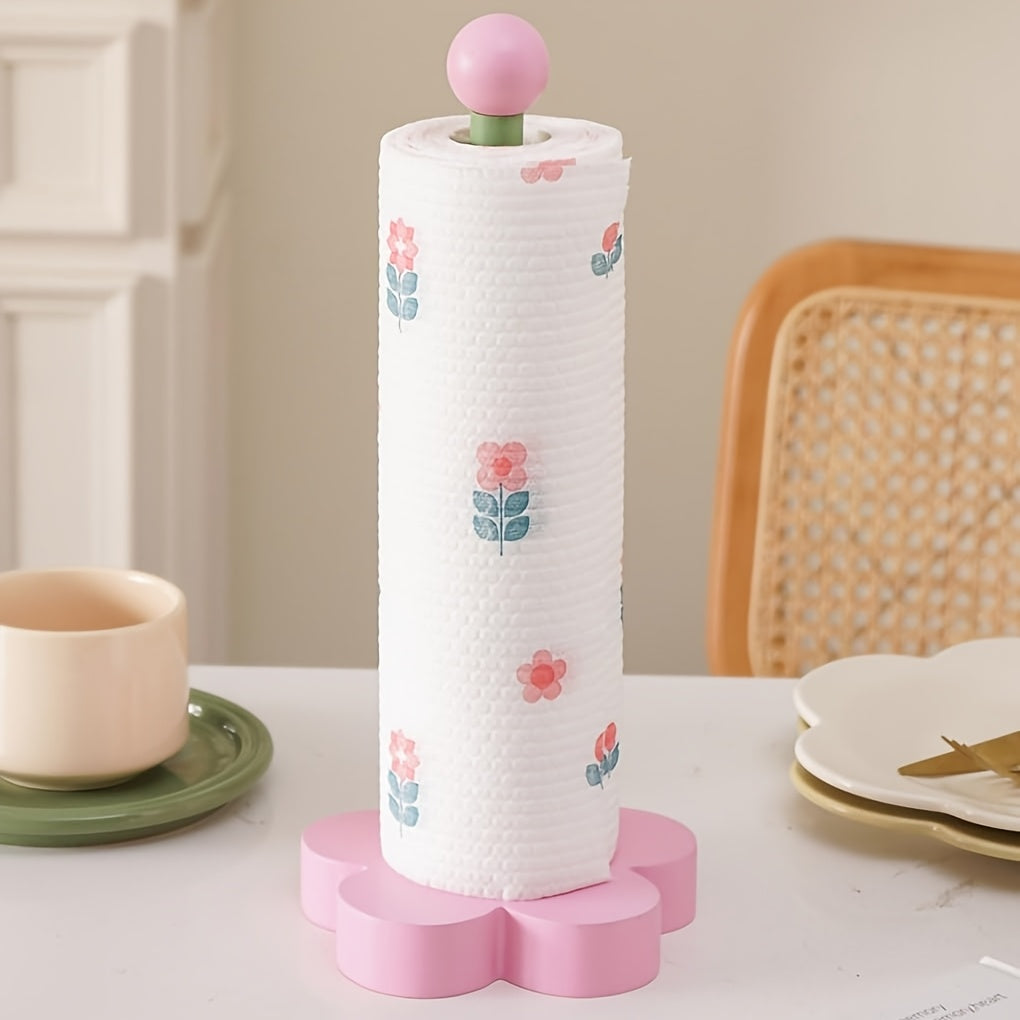 Portarrollos de cocina con diseño de flores