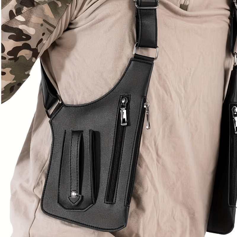 Bolso bandolera con múltiples bolsillos