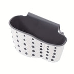 Sink Sponge Holder with Drainage Design and Faucet-Mounted Kitchen Organizer