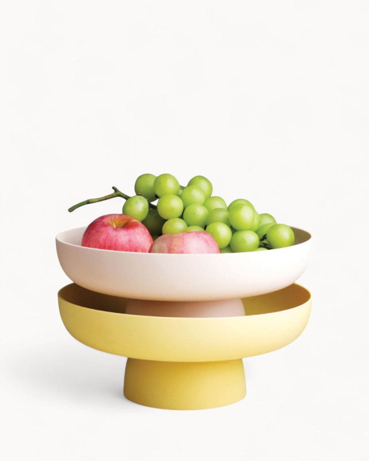 Frutero y centro de mesa redondo con pedestal