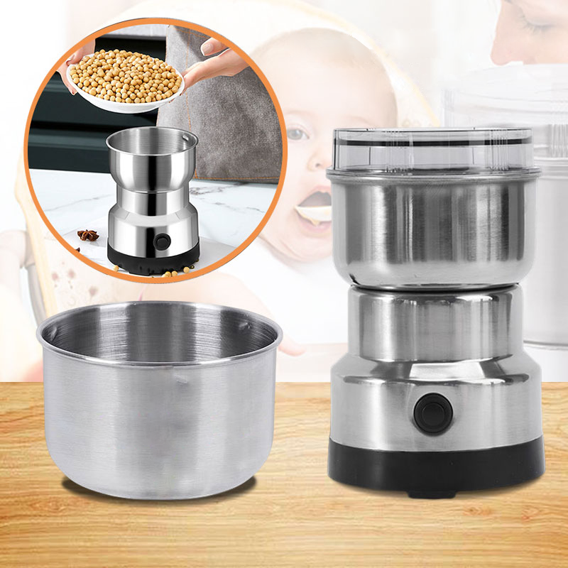 Compact Electric Spice and Coffee Grinder