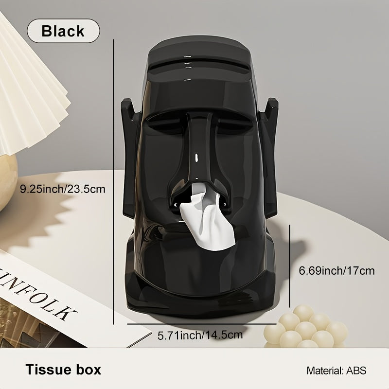 Face-Shaped Tissue Box Holder