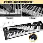 Staubschutzhaube für Piano-Tastatur